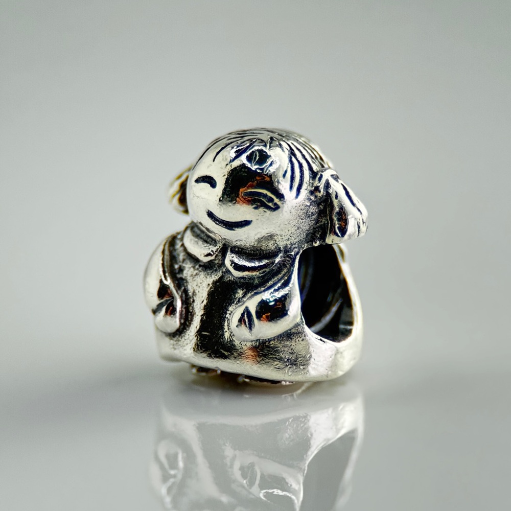 Pandora Girl Sterling Silver Charm 790375‎ Retired 925 ALE